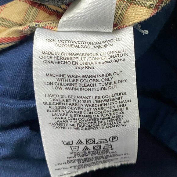 Brooks Brothers Elliot Corduroy Pants Men's 36 x 30 Fit 35 x 28 Blue Wide Wale - Picture 9 of 14